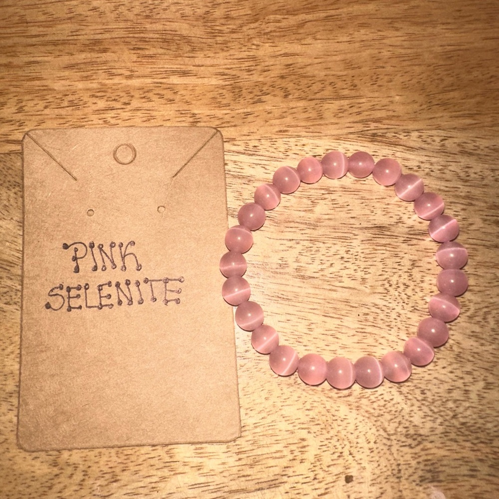 Blush Beaded Crystal Bracelet